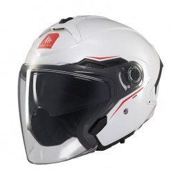 MT Κράνος Cosmo SV S ECE22.06 Cruiser άσπρο gloss A0